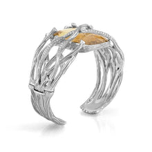 Load image into Gallery viewer, Enchanted Forest Cuff Bracelet with Diamonds