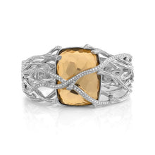 Load image into Gallery viewer, Enchanted Forest Cuff Bracelet with Diamonds