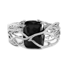 Load image into Gallery viewer, Enchanted Forest Cuff Bracelet with Diamonds