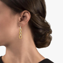 Load image into Gallery viewer, Enchanted Forest Link Earrings with Diamonds