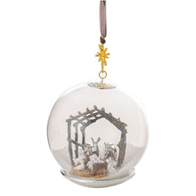 Load image into Gallery viewer, Manger Snow Globe Ornament - By Michael Aram
