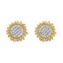 Load image into Gallery viewer, Vincent 11mm Stud Earrings with Diamonds
