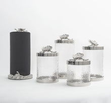 Load image into Gallery viewer, White Orchid Canister Lrg - By Michael Aram
