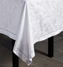 Load image into Gallery viewer, Oblong Tablecloth 70X126 - Acanthus Collection - By Sferra