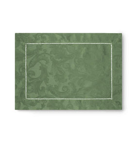 S/4 Oblong Placemats 14X20 - Acanthus Collection - By Sferra