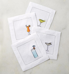 S/4 Cocktail Napkin 6X6 - Bevande Collection - By Sferra