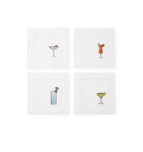 Load image into Gallery viewer, S/4 Cocktail Napkin 6X6 - Bevande Collection - By Sferra
