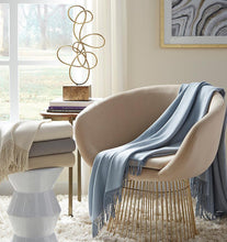 Load image into Gallery viewer, Fringed Throw 51X71 - Bristol Collection - By Sferra