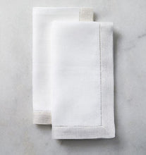 Load image into Gallery viewer, S/4 Cocktail Napkin 6X9 - Filetto Collection - By Sferra