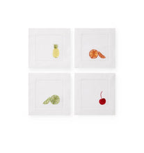 Load image into Gallery viewer, S/4 Cocktail Napkin 6X6 - Frutta Collection - By Sferra