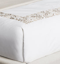 Load image into Gallery viewer, Full/Queen Duvet Cover 88X92 - Saxon Collection - By Sferra