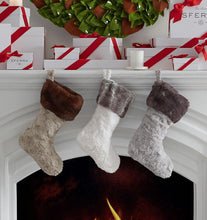 Load image into Gallery viewer, Faux Fur Stocking - Stivali  Collection - By Sferra