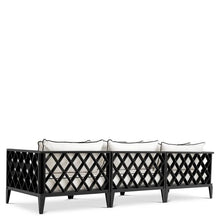 Load image into Gallery viewer, Outdoor Sofa Ocean Club L black sunbrella canvas
