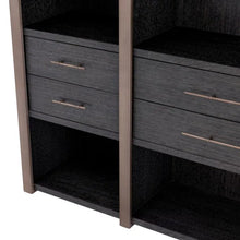 Load image into Gallery viewer, Cabinet Canova charcoal grey oak veneer
