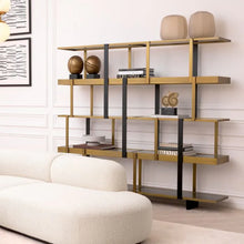 Load image into Gallery viewer, Cabinet Mercure brushed brass finish
