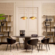 Load image into Gallery viewer, Cabinet Clio Round brushed brass finish
