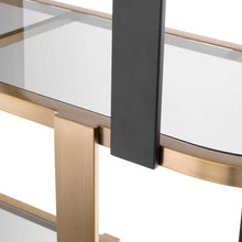 Load image into Gallery viewer, Cabinet Clio Round brushed brass finish
