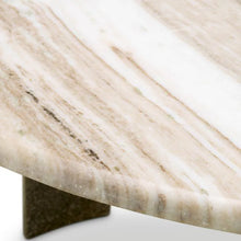 Load image into Gallery viewer, Dining Table Bodega Round antique brass finish
