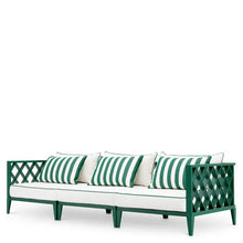 Load image into Gallery viewer, Outdoor Sofa Ocean Club L green blaise off-white florent green
