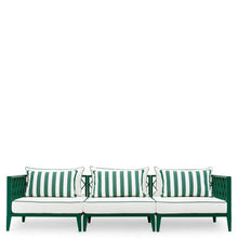 Load image into Gallery viewer, Outdoor Sofa Ocean Club L green blaise off-white florent green
