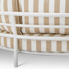 Load image into Gallery viewer, Outdoor Bed Laguno matte white florent beige
