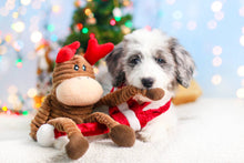 Load image into Gallery viewer, ZippyPaws Holiday Crinkle Reindeer Small

