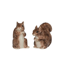 Load image into Gallery viewer, Clever Creatures Squirrel Salt and Pepper Set - By Juliska
