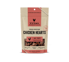 Load image into Gallery viewer, Pet Palette Distribution - Vital Essentials Chicken Hearts FD Dog Treats 1.9 oz

