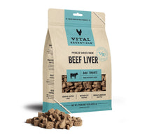Load image into Gallery viewer, Pet Palette Distribution - Vital Essentials Freeze-Dried Raw Beef Liver Dog Treats 15oz
