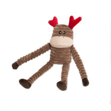 Load image into Gallery viewer, ZippyPaws Holiday Crinkle Reindeer Small
