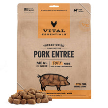 Load image into Gallery viewer, Pet Palette Distribution - Vital Essentials FDR Pork Entree &amp; Mixer Soft Nibs 14oz
