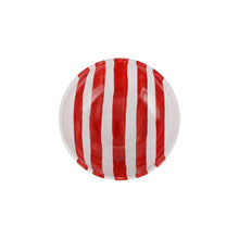 Load image into Gallery viewer, Amalfitana Red Stripe Cereal Bowl
