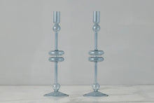 Load image into Gallery viewer, Glass Candlestick Pair
