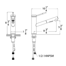 Load image into Gallery viewer, EURO PULL-OUT KITCHEN
FAUCET
