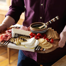 Load image into Gallery viewer, Stonewood Stripe Serving Board &amp; Spreader - By Juliska
