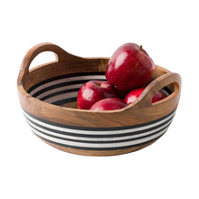 Load image into Gallery viewer, Stonewood Stripe Round Serving Bowl - By Juliska
