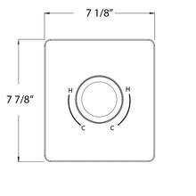 Load image into Gallery viewer, SHOWER  VALVE TRIM FACE PLATE
