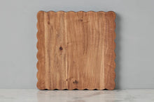 Load image into Gallery viewer, Scalloped Cutting Board, Large Square
