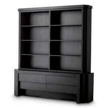 Load image into Gallery viewer, Cabinet Metropolitan L charcoal grey oak veneer
