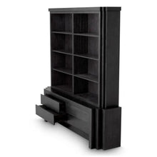 Load image into Gallery viewer, Cabinet Metropolitan L charcoal grey oak veneer
