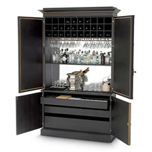 Load image into Gallery viewer, Bar Cabinet Kellam black finish
