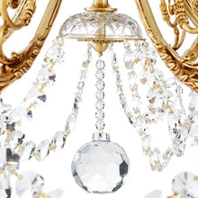 Load image into Gallery viewer, Chandelier Duvaux antique gold finish
