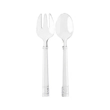 Load image into Gallery viewer, Isabella Acrylic Salad Server Set of 2pc - By Juliska

