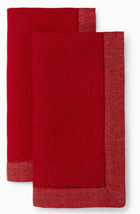 S/4 Cocktail Napkin 6X9 - Filetto Collection - By Sferra