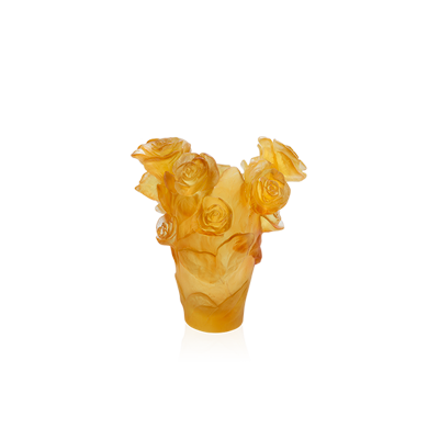 Rose Passion Small Yellow Vase