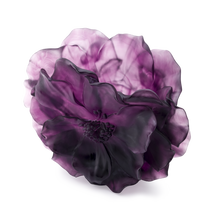 Load image into Gallery viewer, Large Violet Camellia Vase
