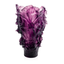 Load image into Gallery viewer, Magnum Violet Camellia Vase
