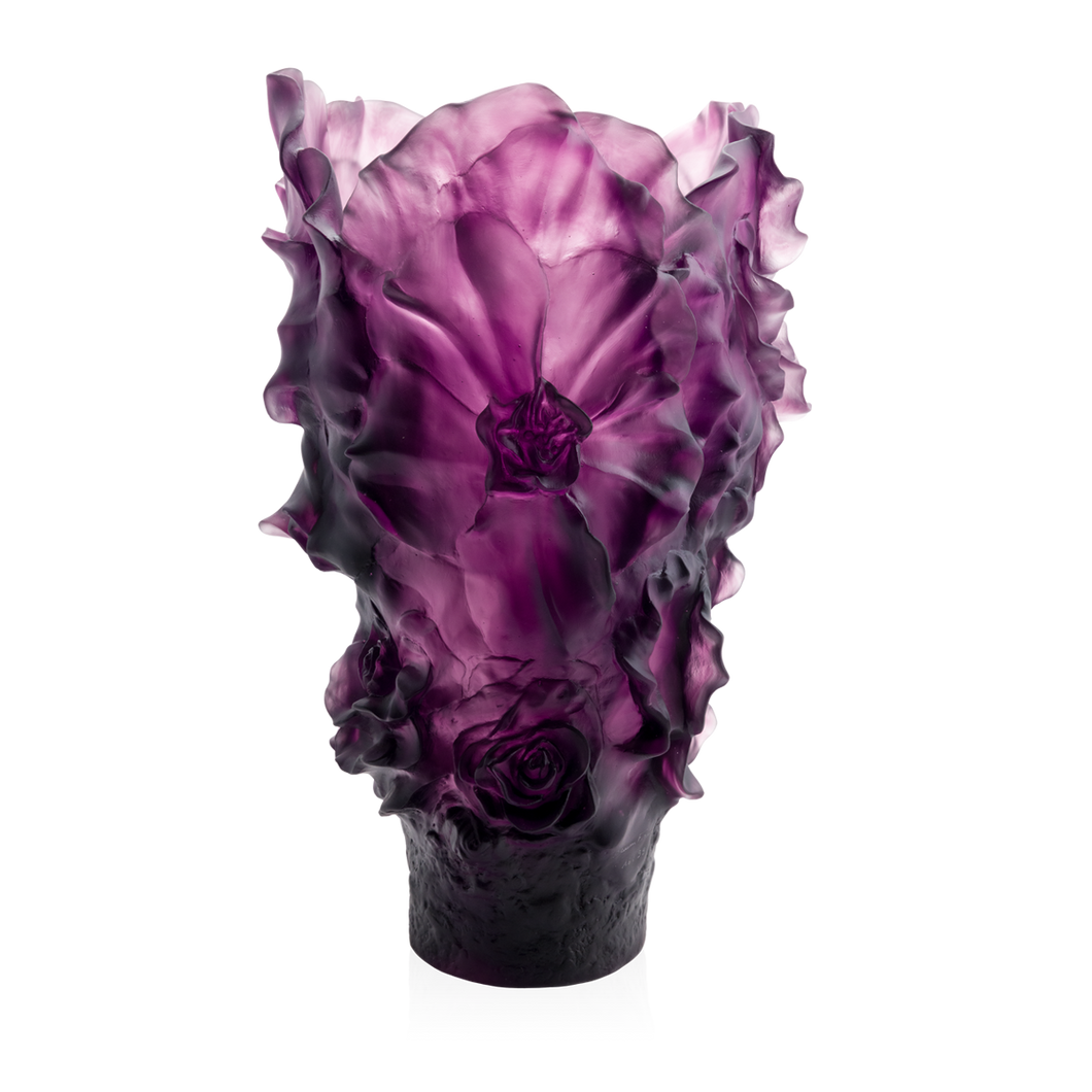 Magnum Violet Camellia Vase