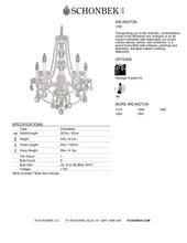 Load image into Gallery viewer, Chandelier - Arlington Collection by Schonbek
