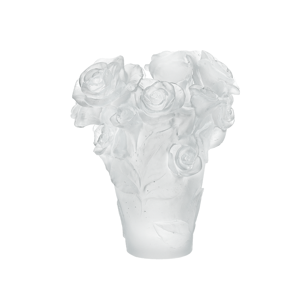 Small Rose Passion Vase in White